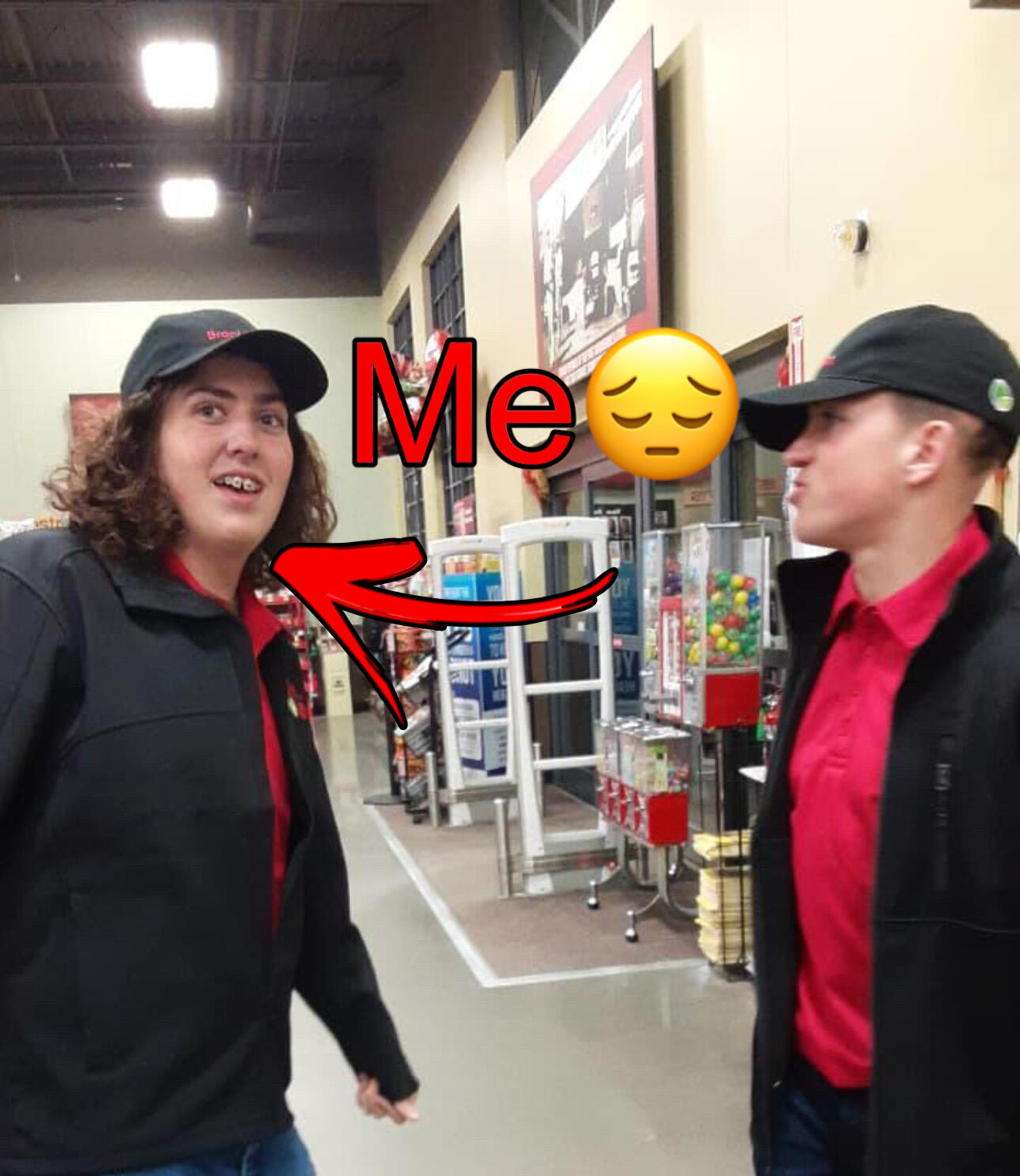 Me and a new Cashier